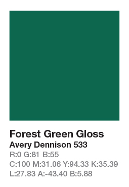 EG 533 Forest Green lesklá